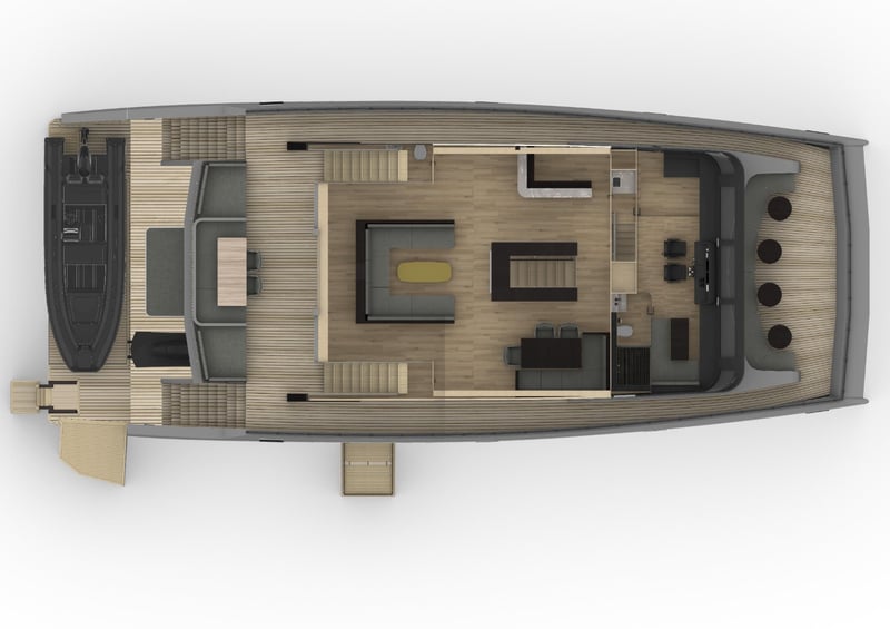 General Arrangement: main deck